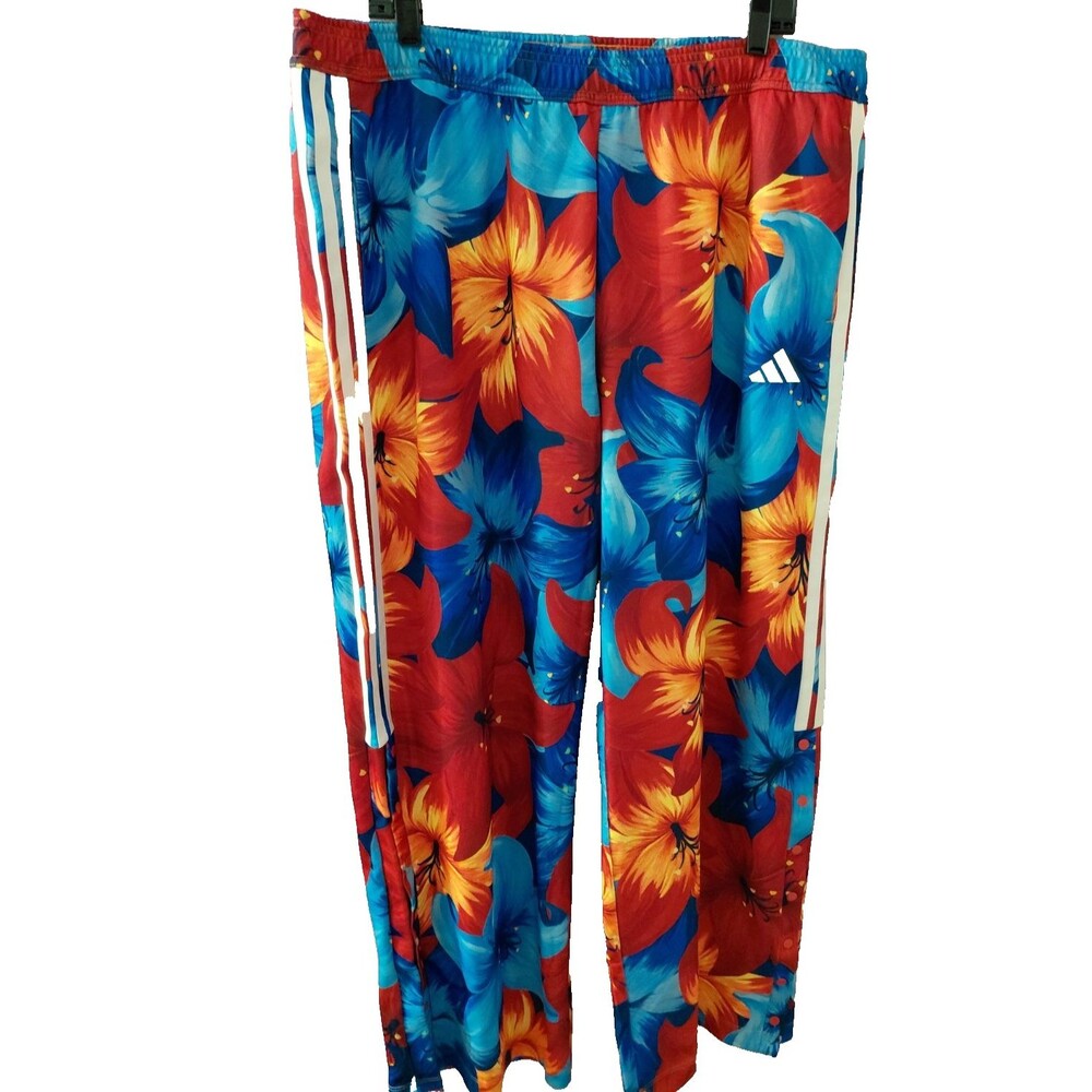 NWT Adidas x Farm Rio House Of Tiro Track Pant Red Blue Women's XXL